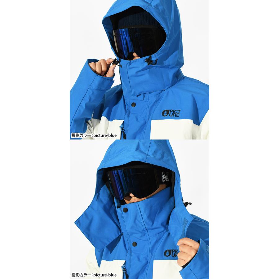 35%off ラスト1点 M スノーボードウェア ピクチャー PICTURE PAYMA JACKET ブルー ジャケット メンズ ジャケット スノボの画像