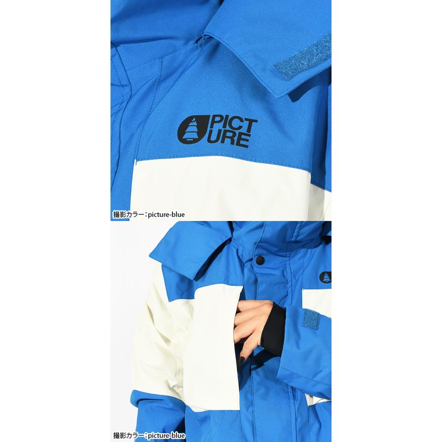 35%off ラスト1点 M スノーボードウェア ピクチャー PICTURE PAYMA JACKET ブルー ジャケット メンズ ジャケット スノボの画像