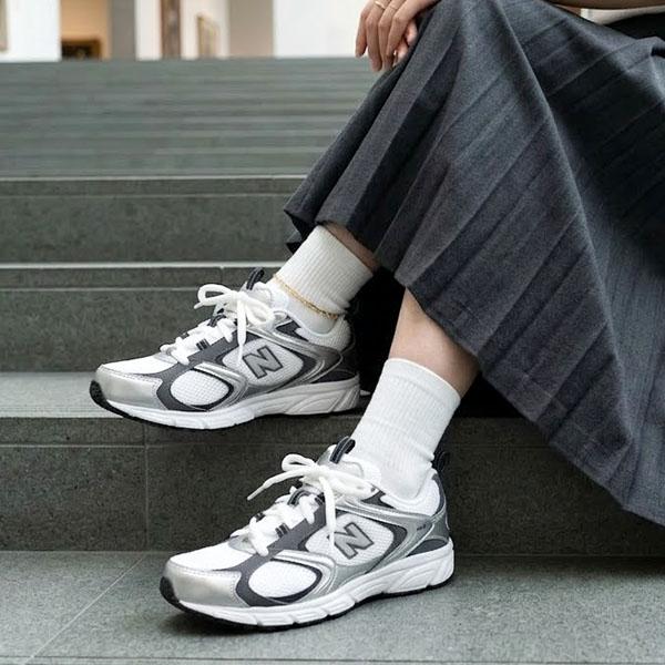 New Balance 女性用スニーカー ホワイト New Balance（ニューバランス） 2026春夏新作 レディース スニーカー