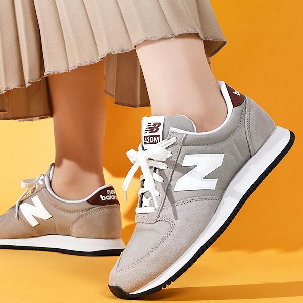 爆買 期間限定 28%off ニューバランス スニーカー new balance レディース UL420M シューズ 靴 黒 ブラック ネイビー グレー ベージュの画像