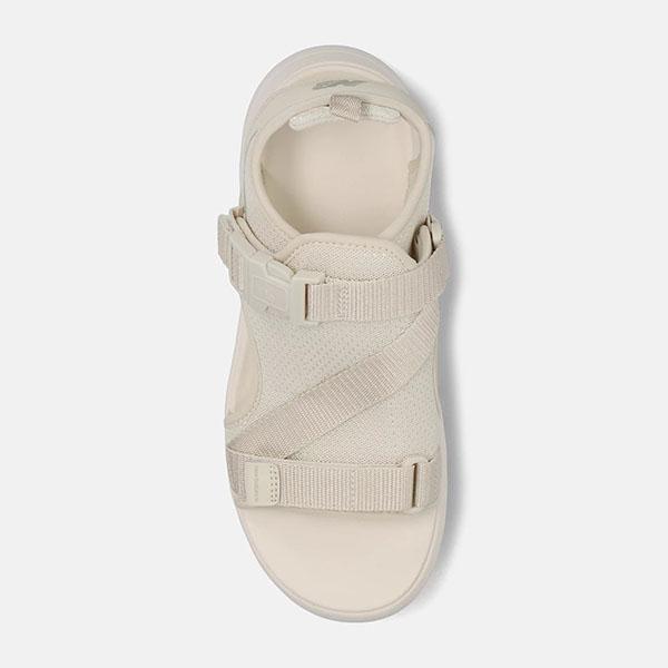 2026春夏新作 ニューバランス 厚底 サンダル New Balance レディース 258 v2 Sandal 耐久性 防滑性 ベルクロ ベージュ W2588TTBの画像