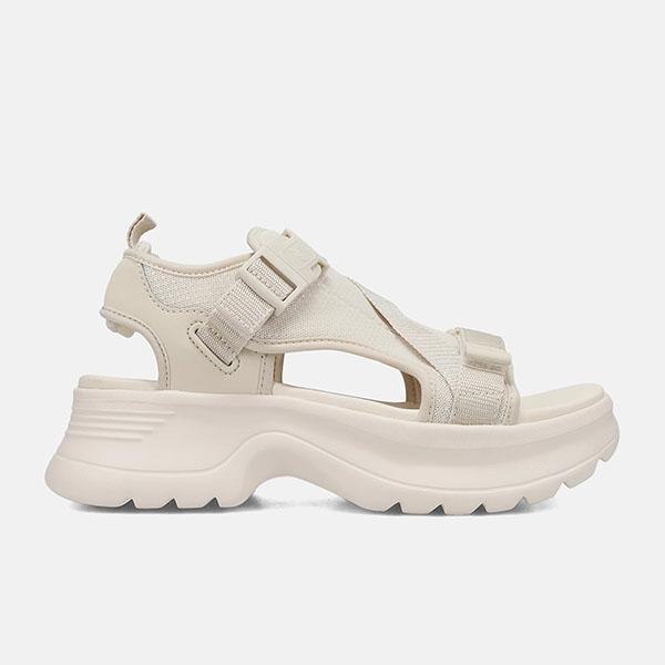 2026春夏新作 ニューバランス 厚底 サンダル New Balance レディース 258 v2 Sandal 耐久性 防滑性 ベルクロ ベージュ W2588TTBの画像