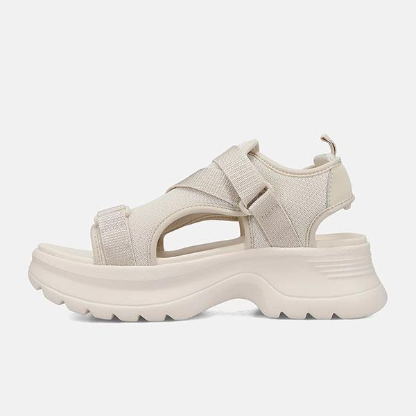 2026春夏新作 ニューバランス 厚底 サンダル New Balance レディース 258 v2 Sandal 耐久性 防滑性 ベルクロ ベージュ W2588TTBの画像