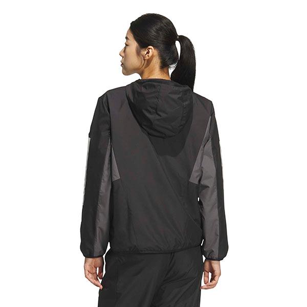 【新品未使用】adidas レディース ウィンドブレーカー ジャージ ブラック adidas（アディダス） （レディース）チーム ルーズフィット ウインド