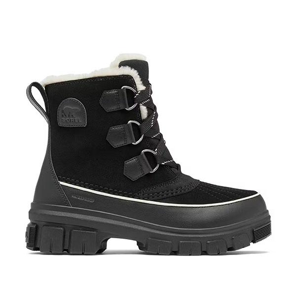 長靴　SOREL ウィンターブーツ グレー/ブラック SOREL（ソレル） 雨雪対応 スノー ブーツ レディース 防水 ティボリ5
