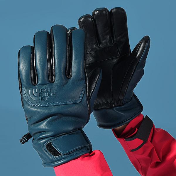 THE NORTH FACE ノースフェイス メンズ レザー スノー グローブ THE NORTH FACE ノースフェイス メンズ レザー スノー グローブ