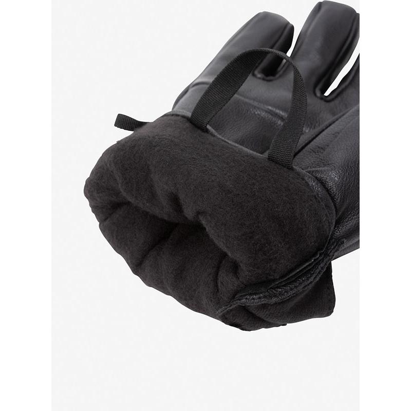 ノースフェイス　レザー　手袋　ブラック nn62335_1.jpg