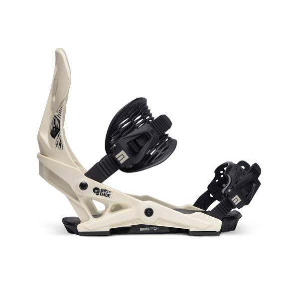 スノーボード NOW BINDINGS BRIGADE 2020-2021 WHITE M NOW ラスト1点 ナウ バインディング BRIGADE ブリゲード メンズ