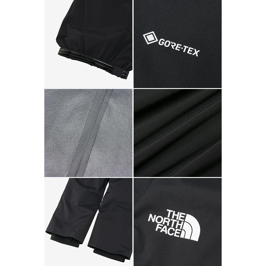 ノースフェイス レディース 高機能 GORE-TEX スノーボード ウェア THE NORTH FACE レイバック ビブパンツ ワイドシルエット ブラック ns62511 2025-2026冬新作の画像