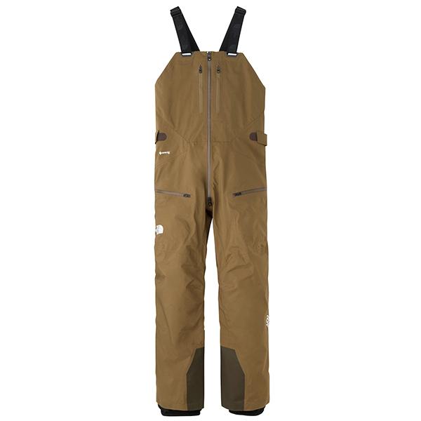 ノースフェイス メンズ 高機能 GORE-TEX スノーボード ウェア THE NORTH FACE ゴアテックス ビブ パンツ スキー ブラウン ns62526 2025-2026冬新作の画像