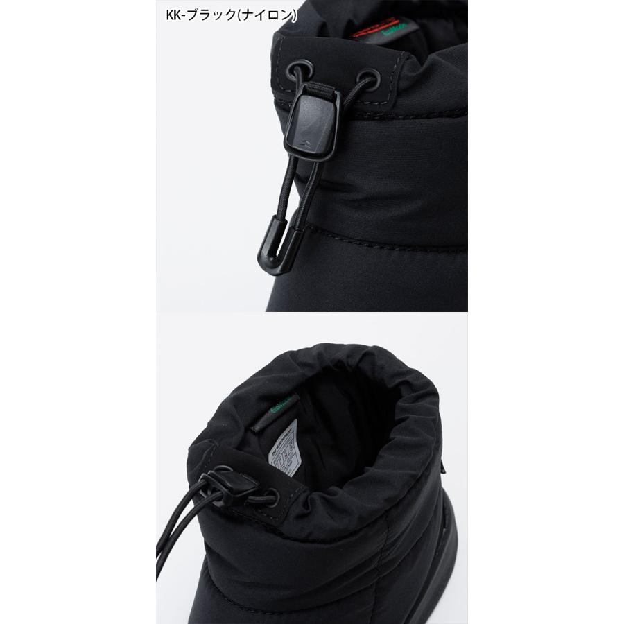 美品THE NORTH FACE 防水ショートブーツ ブラック THE NORTH FACE ノースフェイス 撥水 ヌプシ ショート ブーツ