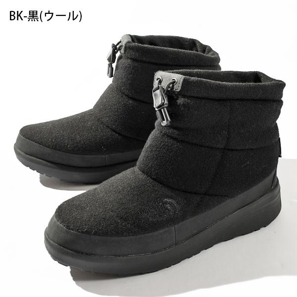 ノースフェイス 撥水 ヌプシ ショート ブーツ レディース ナイロン 
