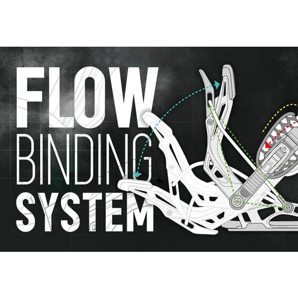 FLOW hybrid ワンタッチバイン　Sサイズ FLOW（フロー） ラスト1点 バインディング NX2 HYBRID エヌエックス
