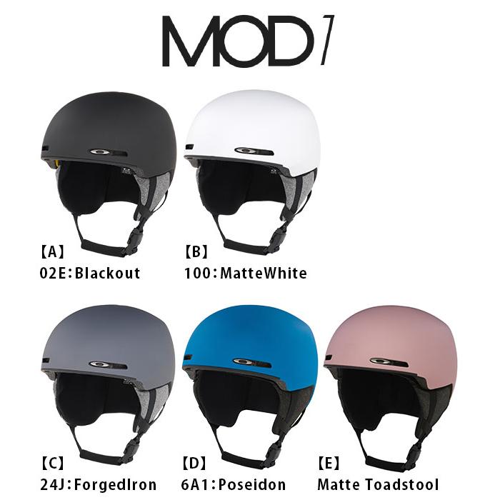 24-25 OAKLEY MOD1 ヘルメット マットブラック OAKLEY オークリー MOD1 ROUND FIT(ASIAFIT) モッド1 BLACKOUT