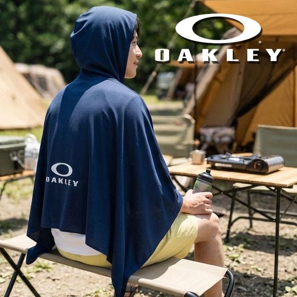 お値下げ　エーグル　未使用　フード付きポンチョ OAKLEY（オークリー） 熱中症対策 エッセンシャル ポンチョ 冷却効果