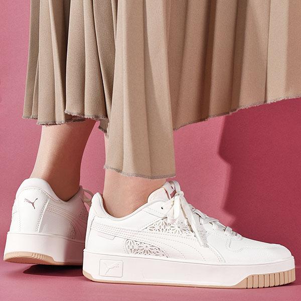 PUMA（プーマ） レーザーカット デザイン 厚底 レディース スニーカー