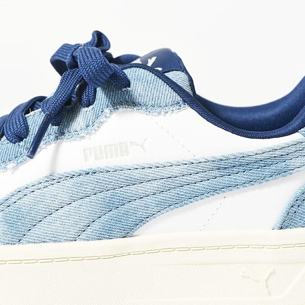 2026春夏新作 プーマ レディース 厚底 スニーカー PUMA コート ラリー スカイ デニム ローカット シューズ 靴 407397の画像