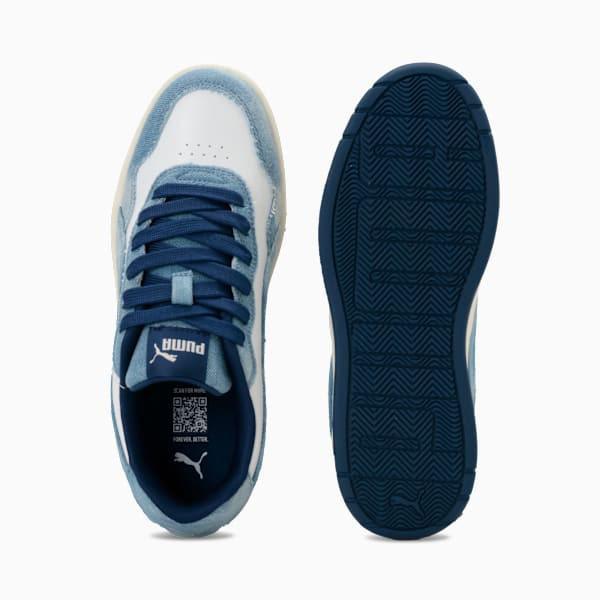 2026春夏新作 プーマ レディース 厚底 スニーカー PUMA コート ラリー スカイ デニム ローカット シューズ 靴 407397の画像