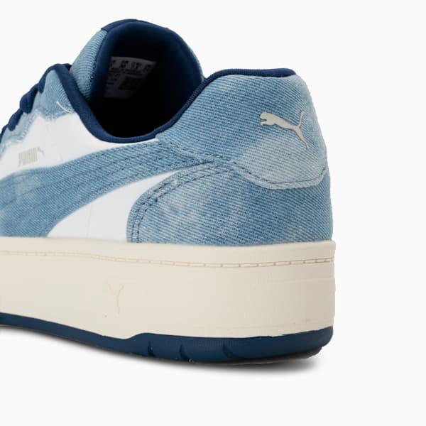 2026春夏新作 プーマ レディース 厚底 スニーカー PUMA コート ラリー スカイ デニム ローカット シューズ 靴 407397の画像