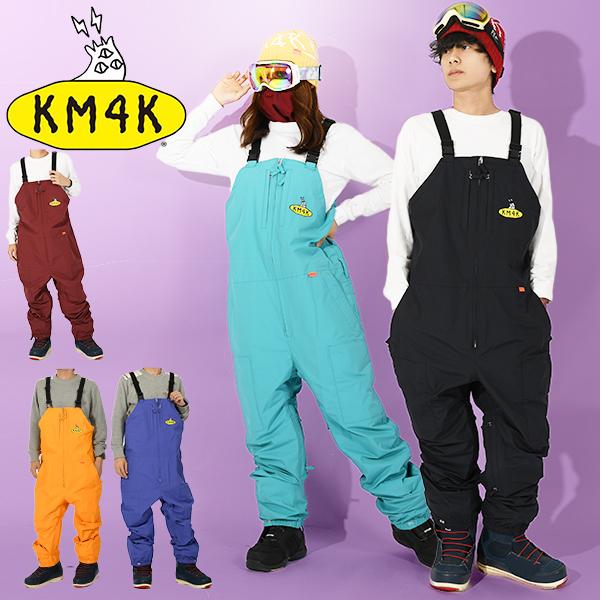 スノーボードウェア KM4K カモシカ PARADICE BIB PANTS 8 メンズ