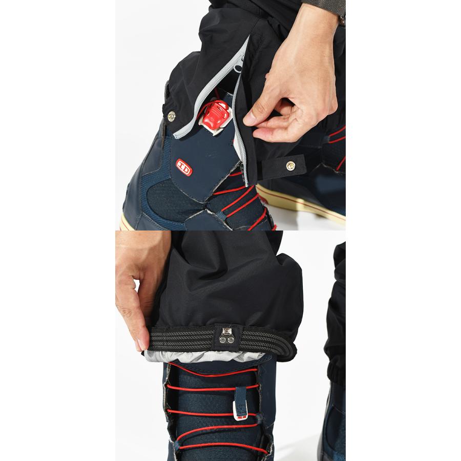 スノーボードウェア KM4K カモシカ PARADICE BIB PANTS 8 メンズ