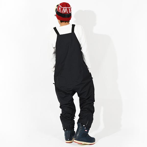 ◆タグ付き◆KM4K PARADICE BIB PANTS 8 ブラックLサイズ スノーボードウェア KM4K カモシカ PARADICE BIB PANTS 8 メンズ