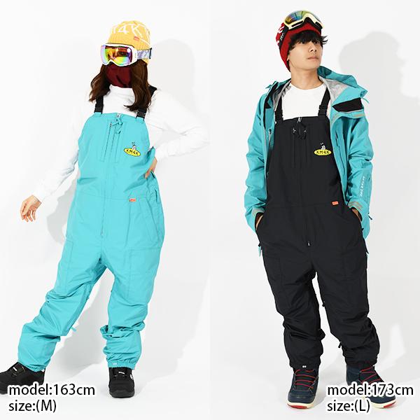 30%off スノーボードウェア KM4K カモシカ PARADICE BIB PANTS 8