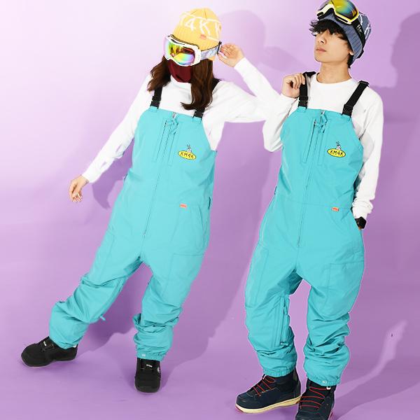 スノーボードウェア KM4K カモシカ PARADICE BIB PANTS 8 メンズ