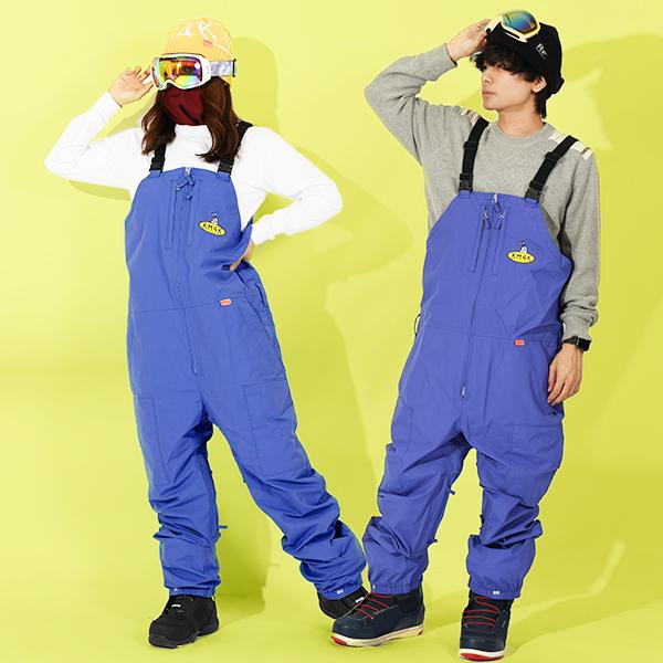 スノーボードウェア KM4K カモシカ PARADICE BIB PANTS 8 メンズ