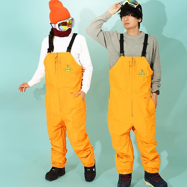 スノーボードウェア KM4K カモシカ PARADICE BIB PANTS 8 メンズ