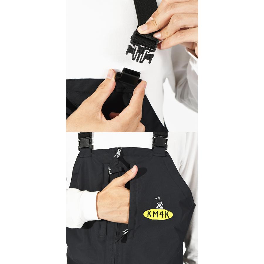 30%off スノーボードウェア KM4K カモシカ PARADICE BIB PANTS 8