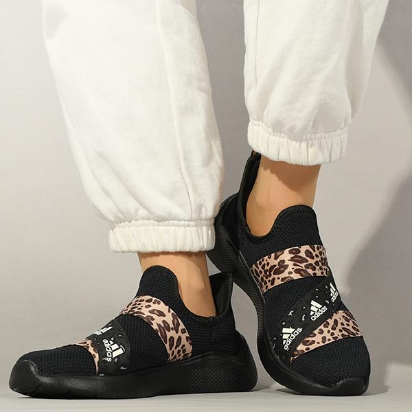 adidas ヒョウ柄 アディダス レディース スリッポン スニーカー 