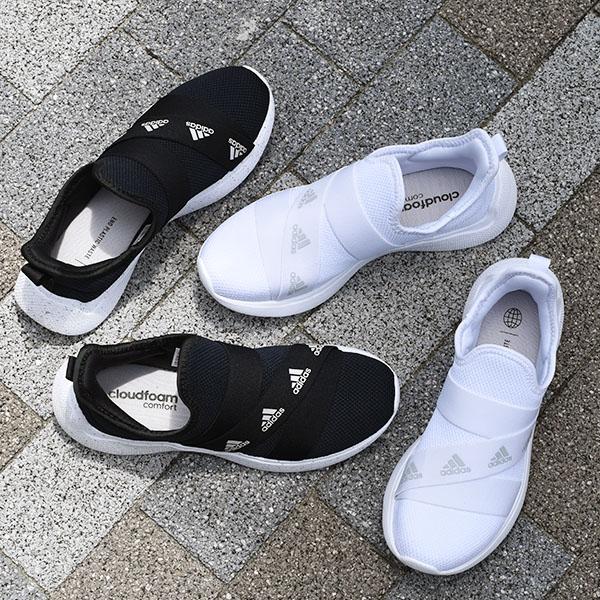 アディダス レディース スリッポン スニーカー adidas PUREMOTION ADAPT SPW W ローカット カジュアル シューズ 靴 2024春夏新色 ID4429 ID4430 ID5643｜elephant｜23