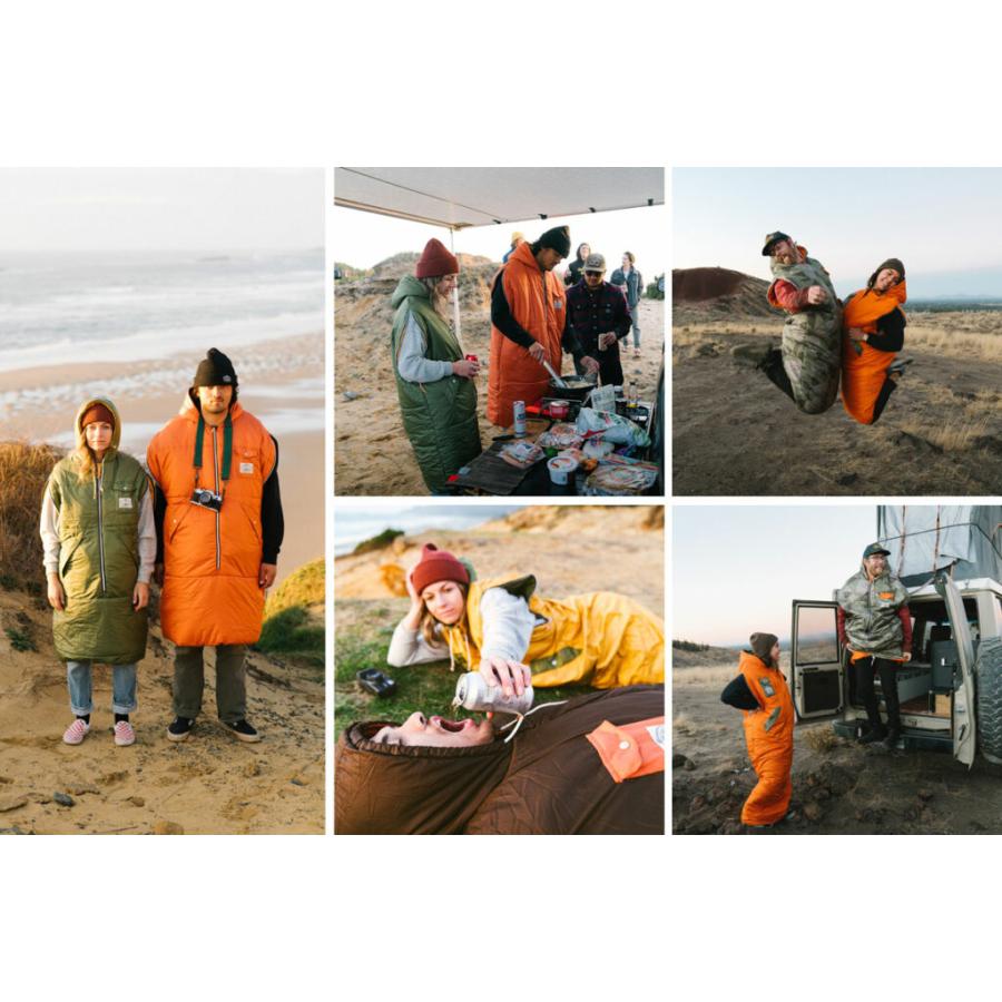 POLeR（ポーラー） 30%off 寝袋 シュラフ 着られる寝袋 NAPSACKS 寝袋