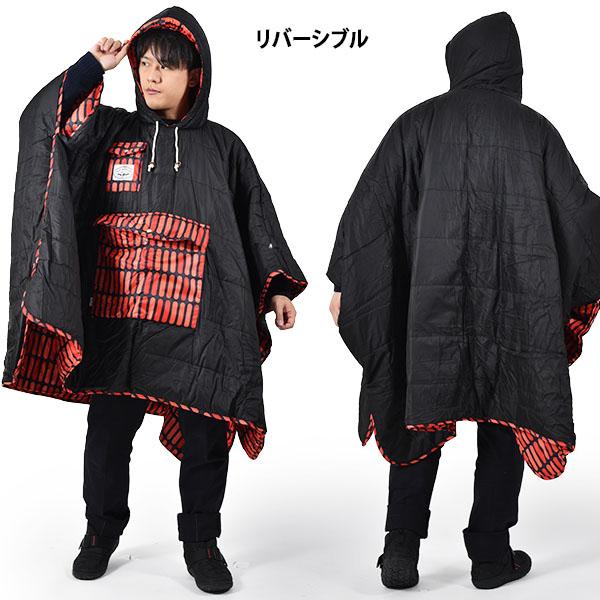 POLER ポーラー　着られるポンチョ　リバーシブル　シュラフ　新品未使用 POLeR（ポーラー） 30%off ポンチョ POLeR PONCHO ポンチョ シュラフ