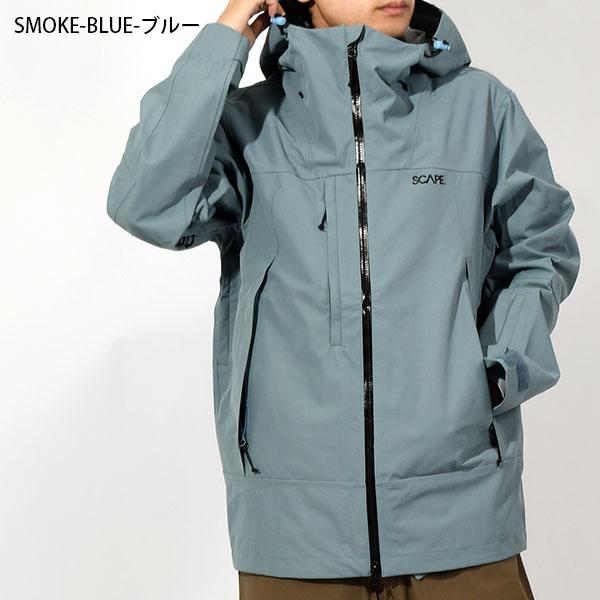 SCAPE  POW JK＆BIB 新品2023-24モデルLセット SCAPE スノーボードウェア エスケープ POW JACKET メンズ パウ