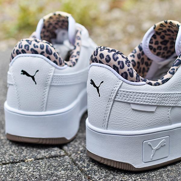 レディース スニーカー 　厚底　 25cm 　ヒョウ柄　新品タグつき PUMA 25%off ヒョウ柄 プーマ レディース 厚底 スニーカー 履き