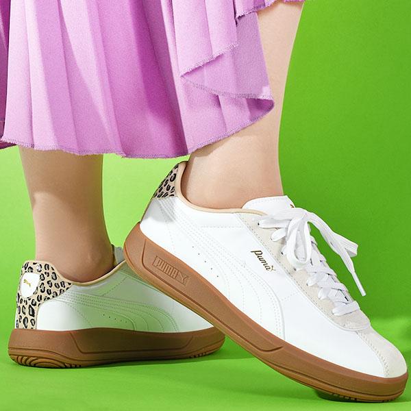 PUMA（プーマ） 期間限定 36%off ヒョウ柄 レディース スニーカー PUMA