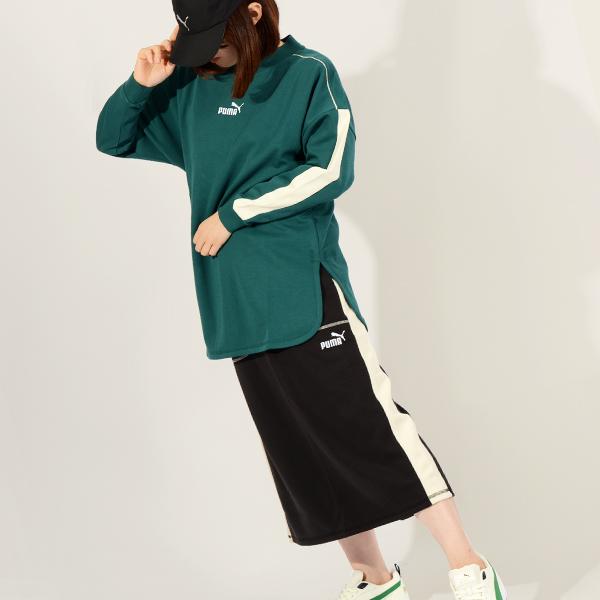 PUMA（プーマ） 42%off レディース ロング丈 トレーナー ロング