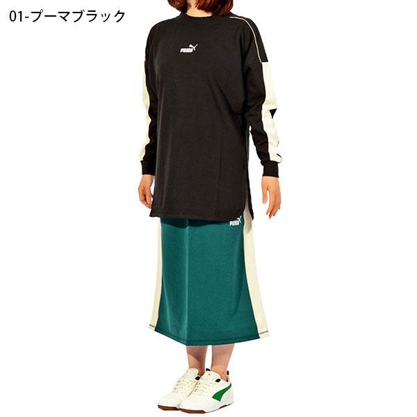 PUMA（プーマ） 42%off レディース ロング丈 トレーナー ロング