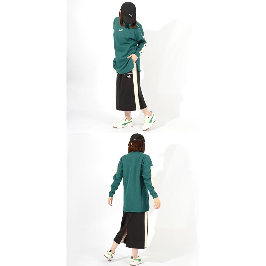 PUMA フード付きトレーナー/ロングスカートセット PUMA 39%off プーマ レディース スウェット パーカー ロング