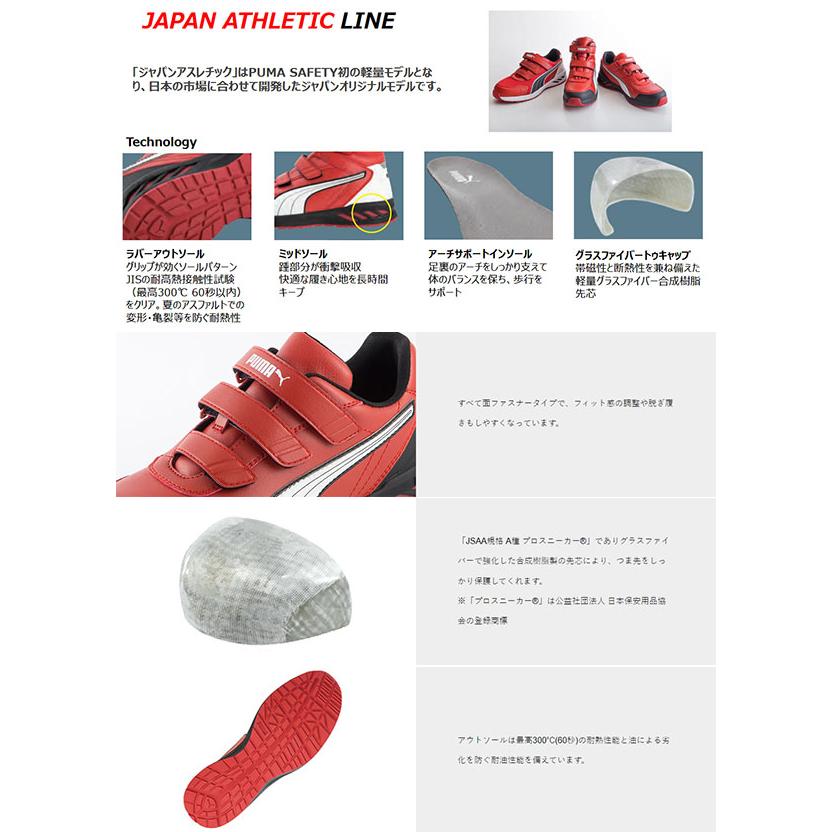 PUMA（プーマ） 安全靴 メンズ セーフティーシューズ 先芯 JSAA規格 A