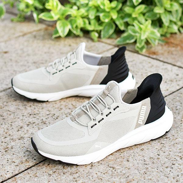 爆買 【動画あり】2026春夏新色 立ったままスッと履ける 幅広 プーマ スニーカー スリッポン PUMA SOFTRIDE フレックス レース EASE IN ALT ワイド 311996の画像