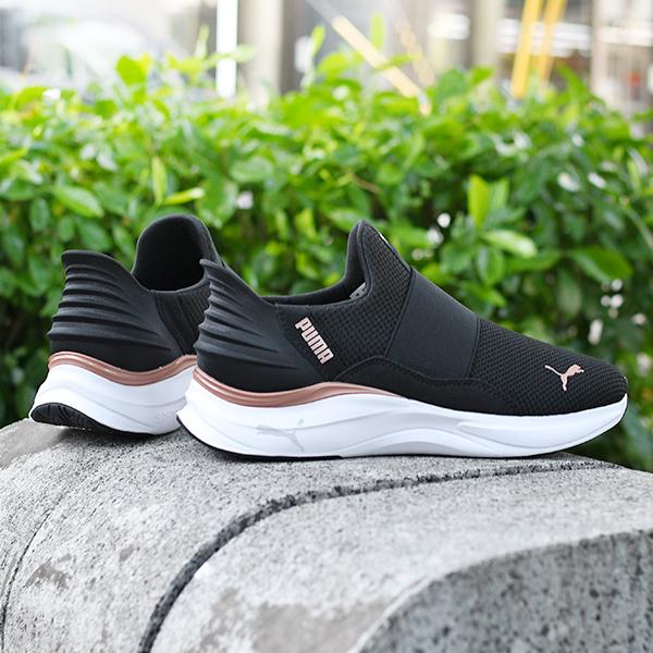 31%off 立ったままスッと履ける ヒョウ柄 プーマ レディース スリッポン スニーカー 履き心地抜群 PUMA SOFTRIDE ハーモニー レオ EASE IN 2025秋冬新作 312809 | PUMA | 13