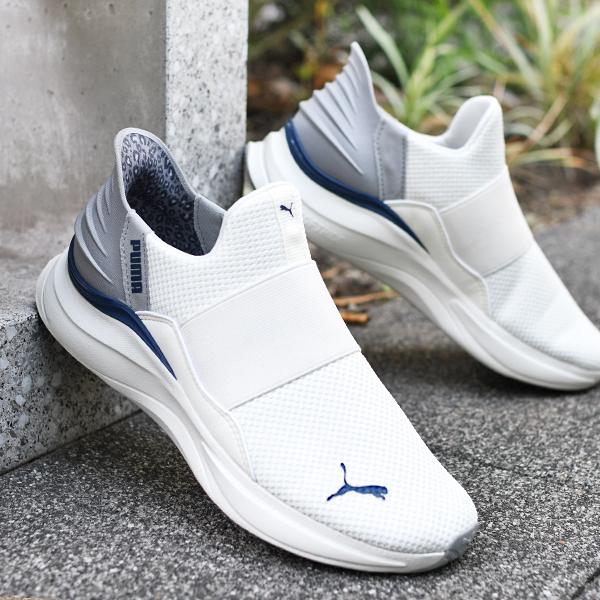 31%off 立ったままスッと履ける ヒョウ柄 プーマ レディース スリッポン スニーカー 履き心地抜群 PUMA SOFTRIDE ハーモニー レオ EASE IN 2025秋冬新作 312809 | PUMA | 20