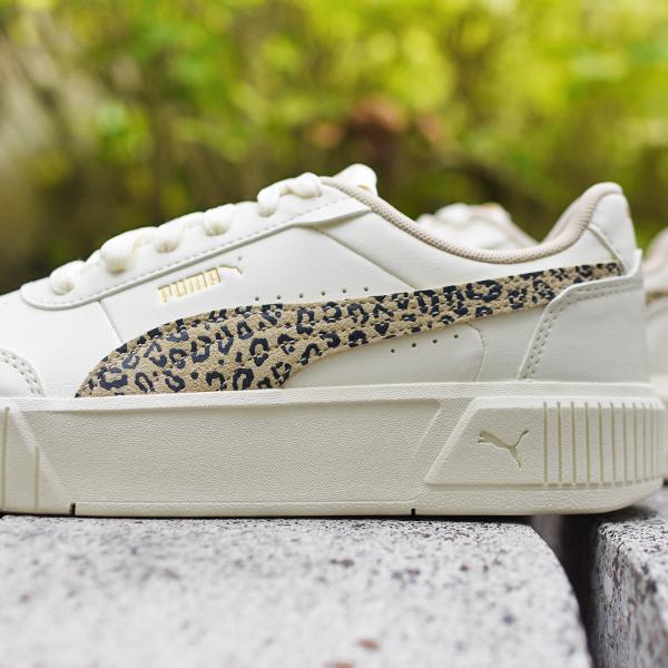 ♣️くるみさま専用♣️ FootJoy ホワイト スニーカー ヒョウ柄 PUMA（プーマ） 31%off ヒョウ柄 レディース 厚底 スニーカー ヒール高