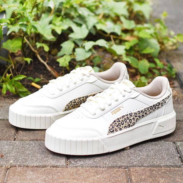 PUMA ヒョウ柄 プーマ レディース 厚底 スニーカー ヒール高3.0