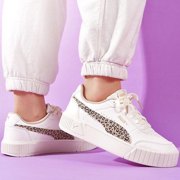 PUMA ヒョウ柄 プーマ レディース 厚底 スニーカー ヒール高3.0