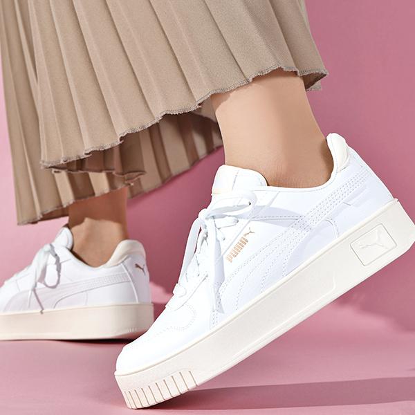 PUMA（プーマ） 31%off レディース 撥水 厚底 スニーカー キャリーナ