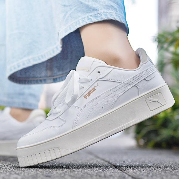 PUMA（プーマ） 31%off レディース 撥水 厚底 スニーカー キャリーナ